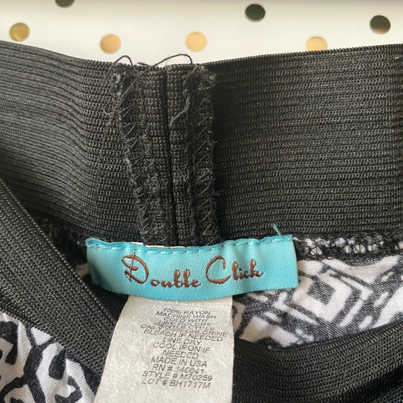 Double Click: Patterned Wide Leg Casual Soft Pants - Picture 8 of 8
